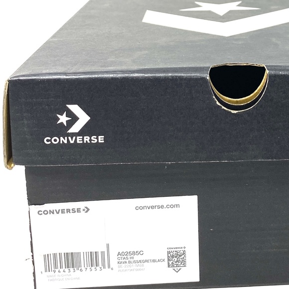 Converse Chuck Taylor Men's High Shoes Skate Kava Bliss Canvas Sneakers A02585C - Picture 9 of 10